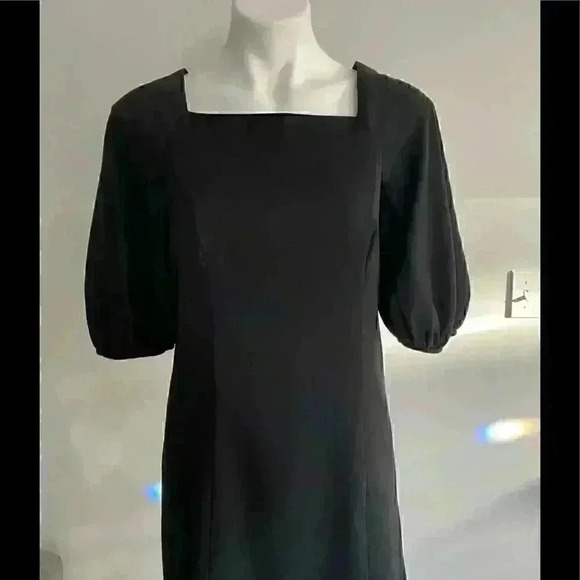 Banana Republic Puff-Sleeve Evening Dress - Picture 3 of 14